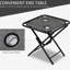 Chaise Zero Gravity - Chaises pliantes légères avec plateaux latéraux pour la pelouse extérieure, plage grise - table de relaxation Bungee