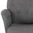 Gray Modern Upholstered Tufted Office Chair, With Arms