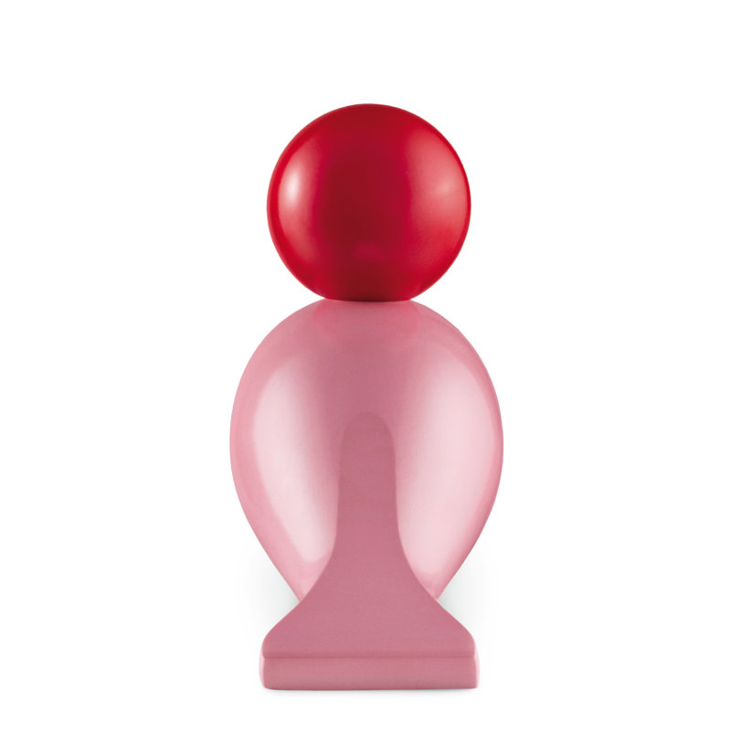 Songbird Ernst Figurine, 1, 6.1" H x 6.3" W x 3.1" D, Rose/Red