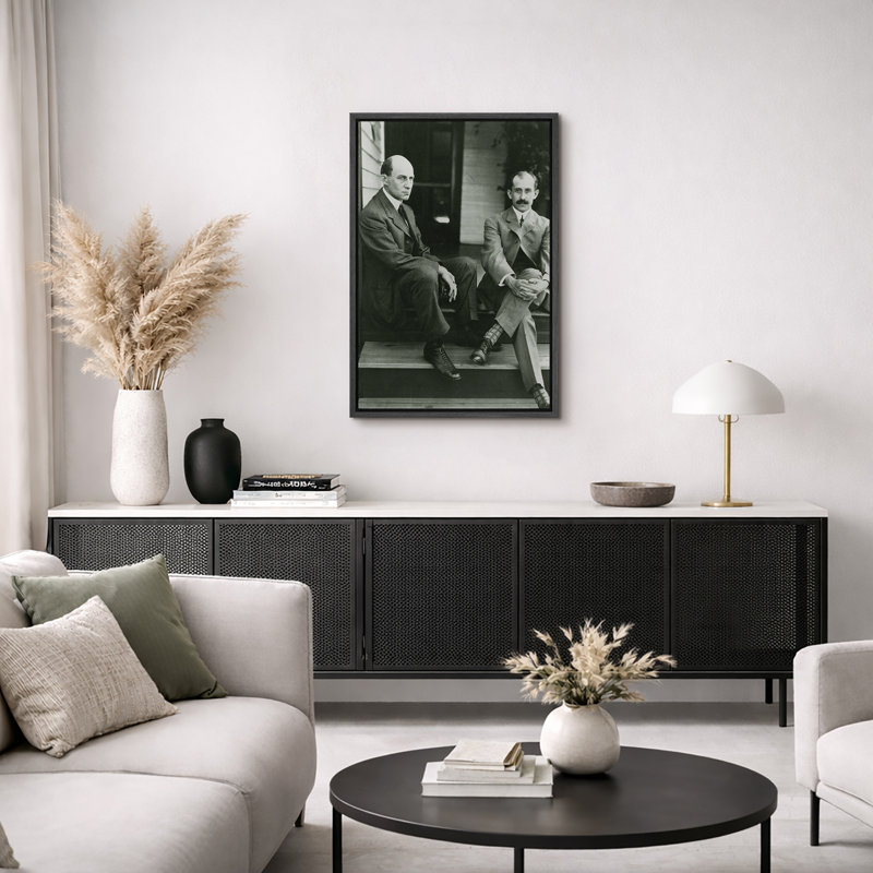 Art de portrait, art classique, H 36 po x l 24 po x P 1,5 po, Cadre flottant noir