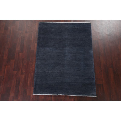 Tapis oriental en laine Gabbeh Kashkoli noué à la main 4 pi 1 po x 5 pi 7 po