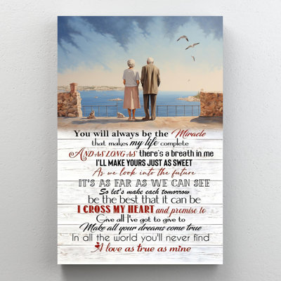 " Old Couple A Love As True As Mine "