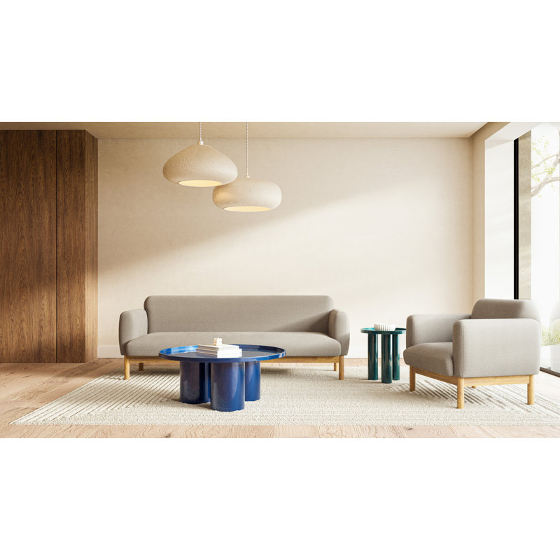 Isthia Single Coffee Table, Navy
