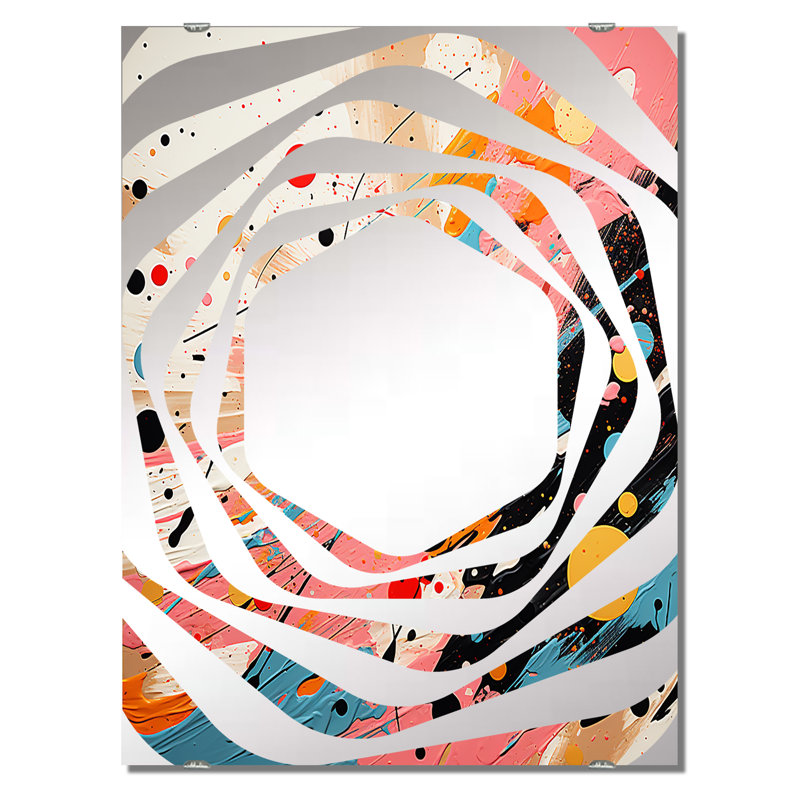 Bartucca - Miroir mural Pop Art MIR135795, 40 po x 30 po
