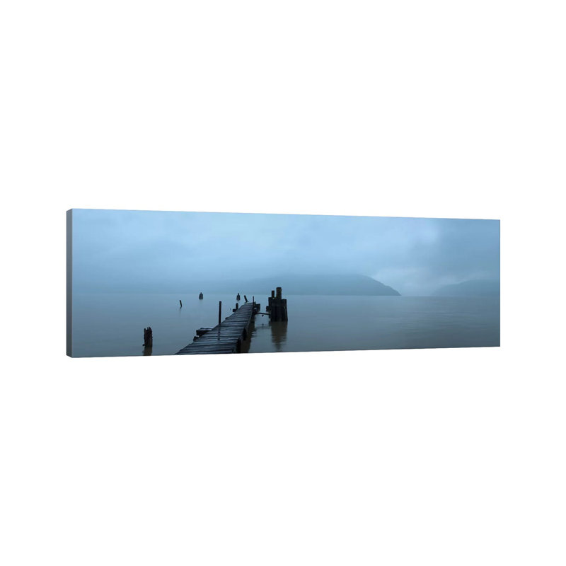 Dusk & Water III by James McLoughlin - Wrapped Canvas Panoramic Print, 30.48 cm H x 91.44 cm W x 1.91 cm D