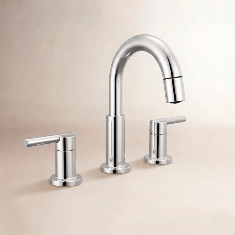 Robinet de salle de bain rétractable Nicoli, Chrome chrome