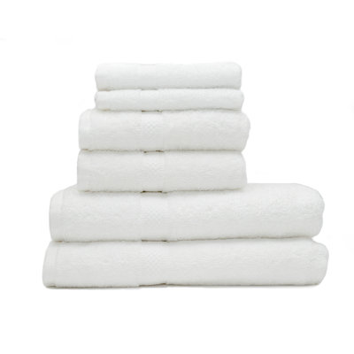 KPS Soft 6 Piece 100% Cotton Bath Towel Set By Rifz
