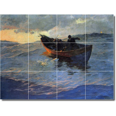 Carreau de céramique décorative 48 po x 36 po 12 po x 12 po