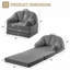 Fauteuil demi-tonneau rembourré d'appoint convertible-1516190397