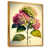 Toile avec cadre flottant or