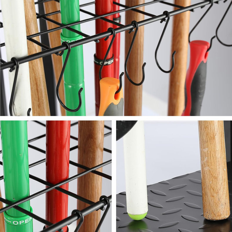 Rangement pour outils de jardin