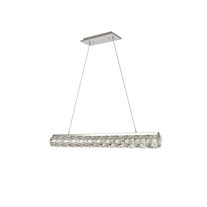 Ultan - Light Pendant, 80" H x 36.6" W x 3.9" D, Chrome