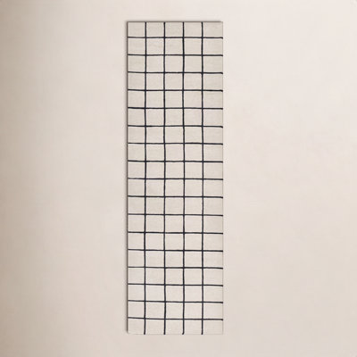 Montara Ivory Hand-Tufted Geometric Wool Rug