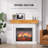 Haynor Solid Wood Fireplace Mantel Floating Shelf-93820216-97758894-97758891