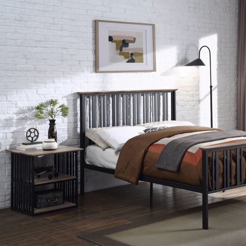 Table de chevet à 3 tablettes pour chambre à coucher
