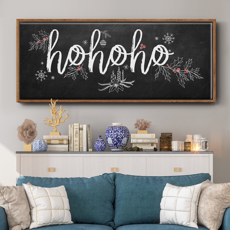Ho Ho Ho- Framed Canvas