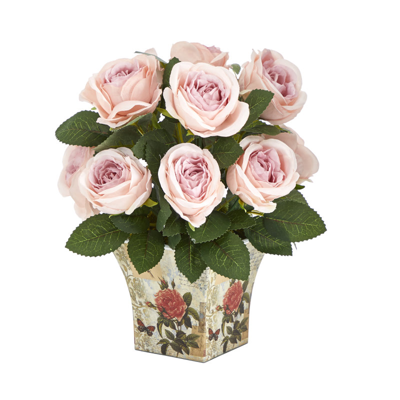 Arrangements floraux roses et centres de table en vase, Rose