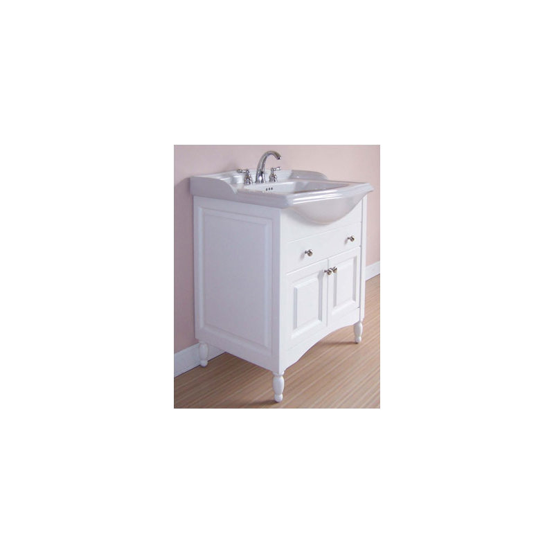 Base de meuble-lavabo simple Simpkins seulement, Blanc, 31 po