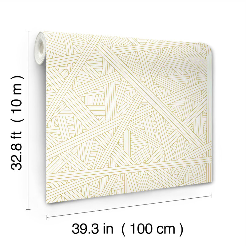 Papier peint Nastri, Blanc