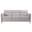 Canapé confortable en bois massif à trois places - Coussins moelleux, durables et durables, canapé de 79,5 po pour le salon