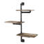 Holloway 3 Piece Tiered Industrial Pipe Shelves-1048455769