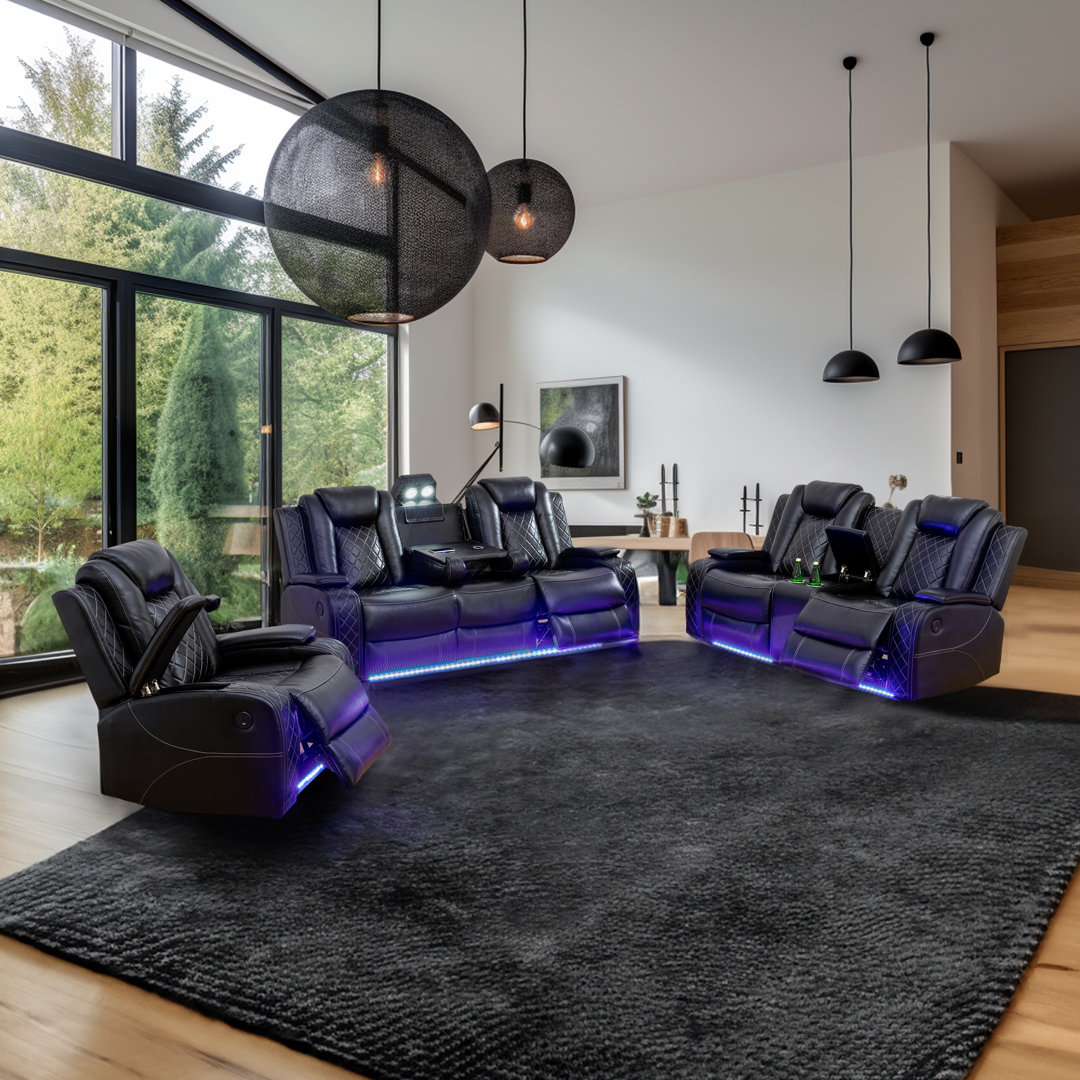 Beedie 3 - Piece Living Room Set Wade Logan®