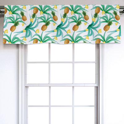 Sateen Ruffled Window Valance