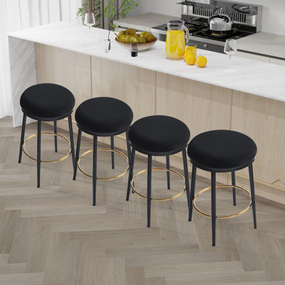 Ensemble de 4 tabourets de comptoir modernes