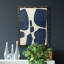 Toile encadrée bleue de qualité supérieure - Prêt à accrocher-381508169-381508168