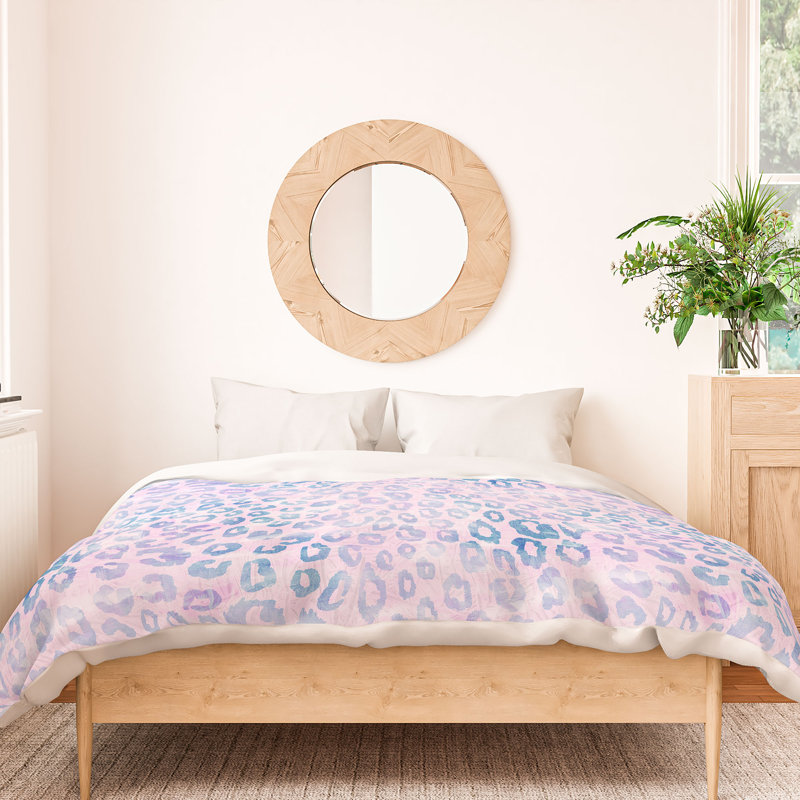 Schatzi Cotton Animal Print Duvet Cover, King Duvet Cover