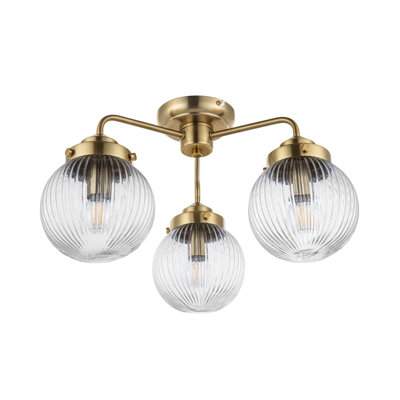 Glass Flush Mount