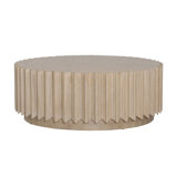 Velma Rubber Wood Coffee Table, Natural