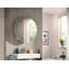 Rileigh 70cm H x 70cm W Wall Mounted Required Mirror Cabinet