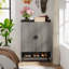 Shoe Cabinet with Adjustable Shelves and Doors-1210786871
