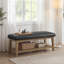 Faux Leather Upholstered Storage Bench-558094246