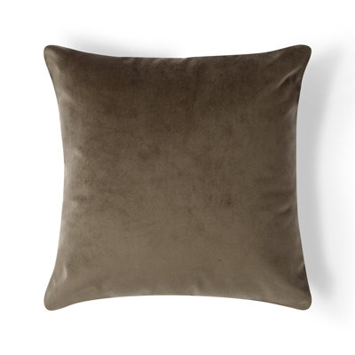 Housse et insert de coussin décoratif carré Pewter Posh