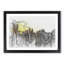 Melbourne Australia Skyline in Abstract - Picture Frame Graphic Art Print-55740052-55740055