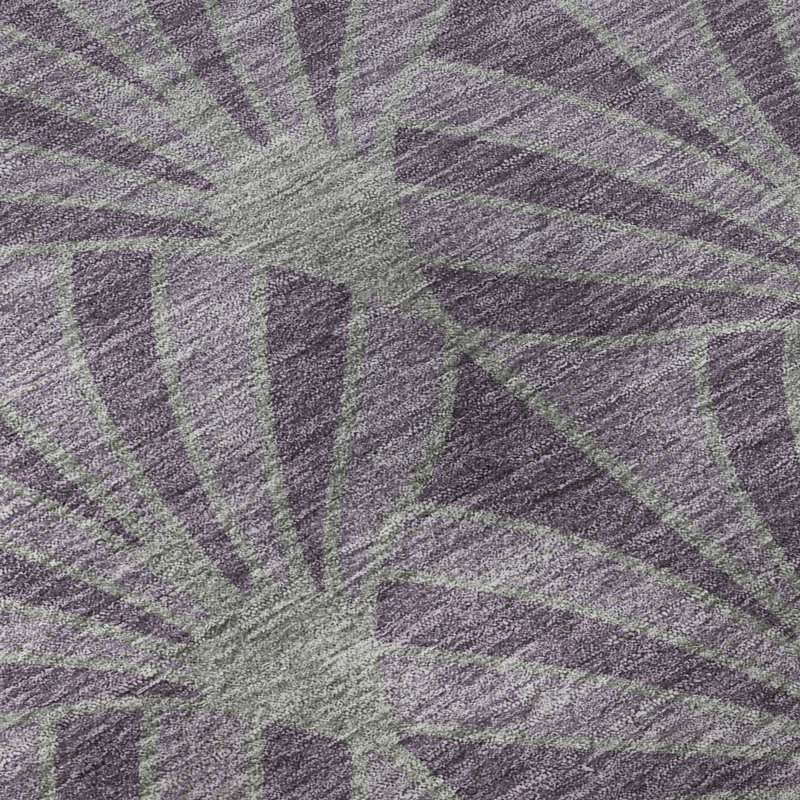 Tapis de qualité supérieure lavable à la machine Mayfield AMF2426, Mauve, 10 pi x 14 pi