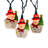 Snowman with Tree 10 Light String Lights
