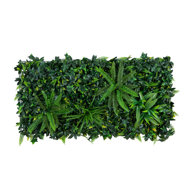 20 po x 40 po Panneau mural vivant artificiel résistant aux rayons UV (forêt intérieure / extérieure)