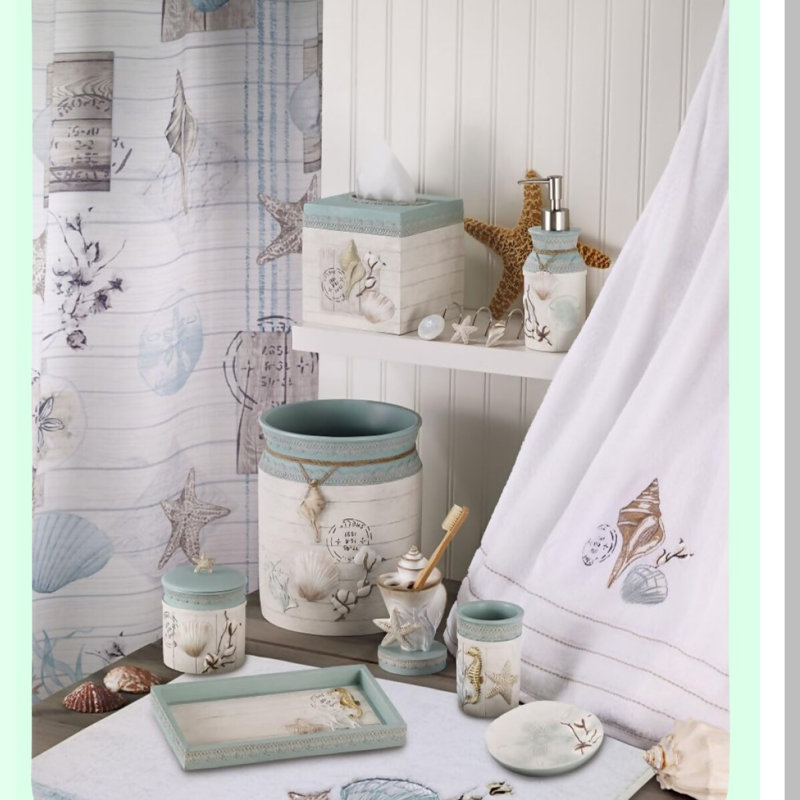 Farmhouse Soft Cotton Fingertip Towel - Absorbent Bathroom Accessory Collection