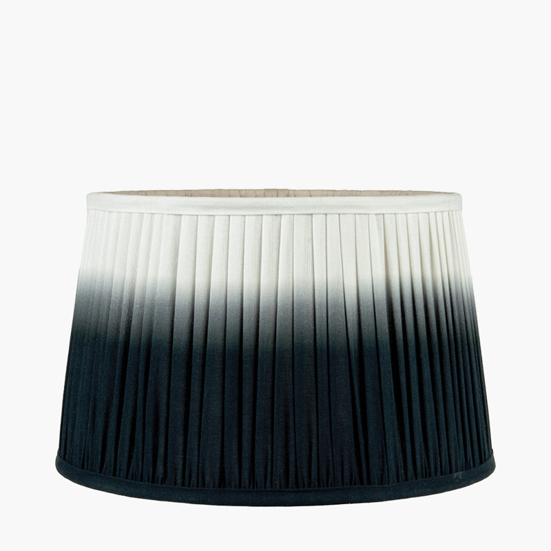 20 cm Cotton Empire Lamp Shade, Black, 25cm H x 40cm W x 40cm D