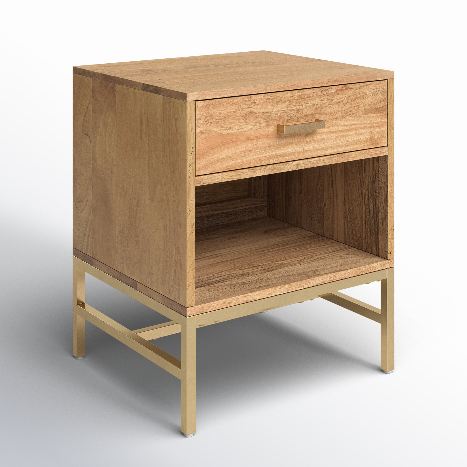 Danesfield 22" Tall 1 - Drawer Nightstand, Natural