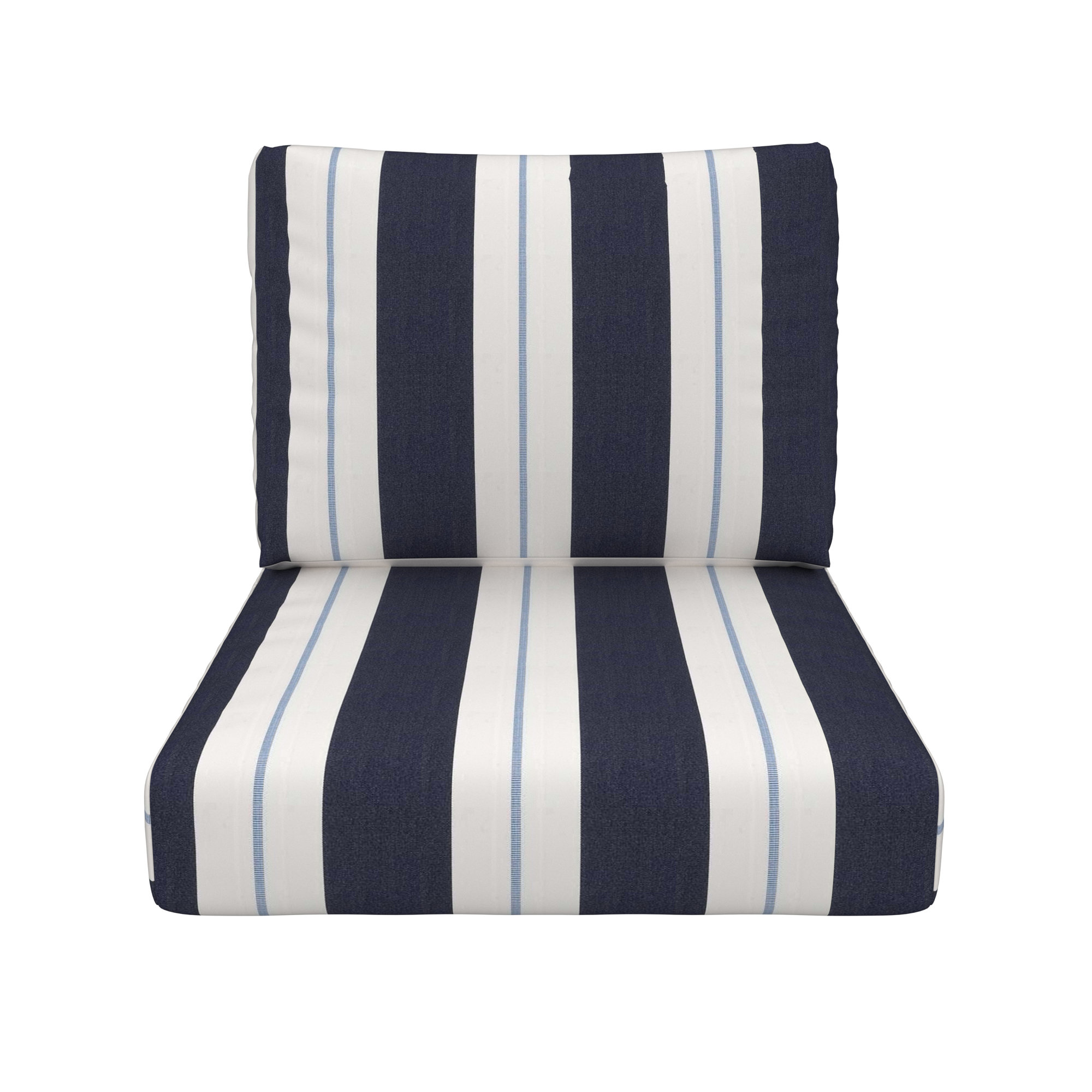 Amala Outdoor Sunbrella® Seat/Back Cushion, Sunbrella Relate Harbor