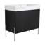 Meuble-lavabo autoportant avec lavabo en résine