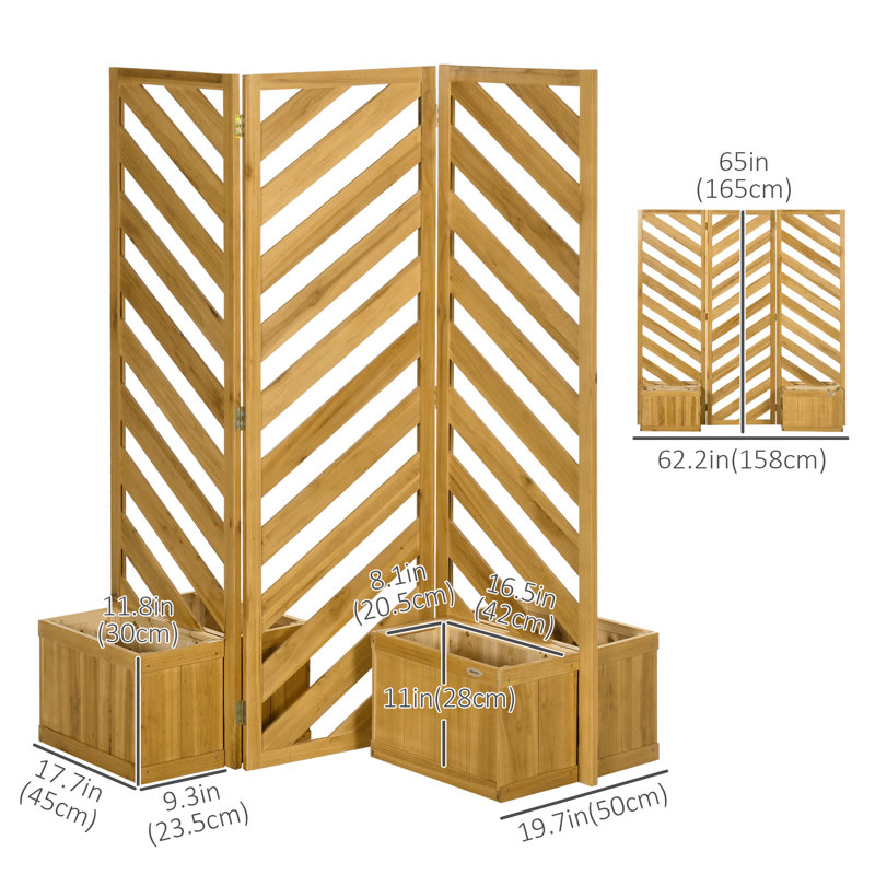 Lit de jardin surélevé en bois 5 pi x 2 pi