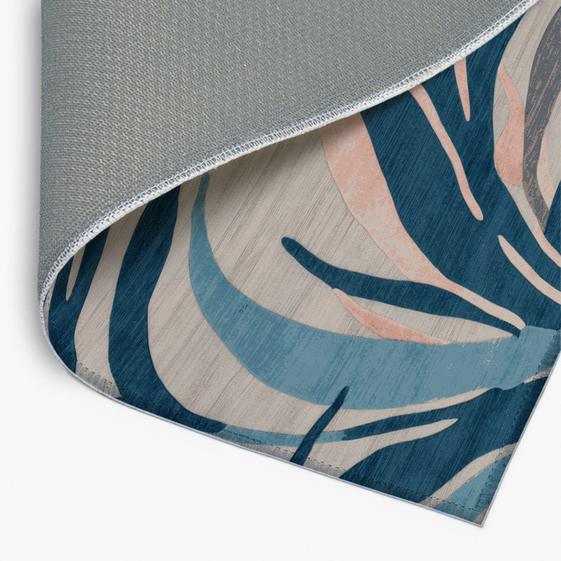 Watercolor Gray Indoor and Outdoor Area Rug, Rectangle 8' x 10'