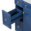Armoire de salle de bain 24 po - style transitionnel, vaste espace de rangement bleu d'apparence sophistiquée, fonction pratique-134820971