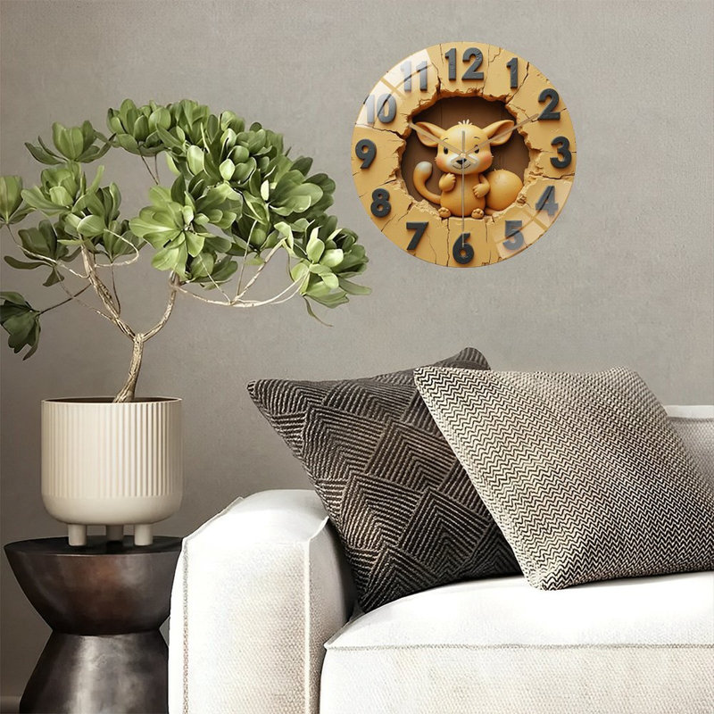 Horloge murale 12 po