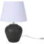 Lampe de table en céramique avec abat-jour en tissu pour la chambre à coucher, le salon ou le vestibule